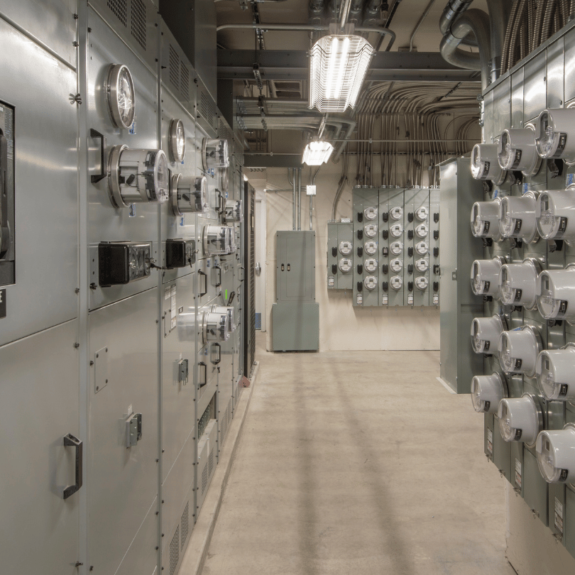 new building electrical room